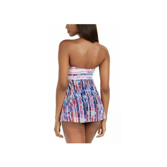 Profile by Gottex Woman's  Tricolore Printed Flyaway One-Piece Swimsuit US 8 - Picture 9 of 9